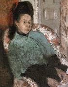 Edgar Degas Portrait of Elena Carafa oil painting reproduction